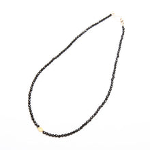 画像をギャラリービューアに読み込む, DOWBL/ ダブル/ Rhombus Charm Onyx Necklace  【全1色】