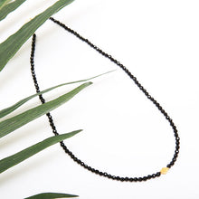 画像をギャラリービューアに読み込む, DOWBL/ ダブル/ Rhombus Charm Onyx Necklace  【全1色】