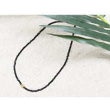 画像をギャラリービューアに読み込む, DOWBL/ ダブル/ Rhombus Charm Onyx Necklace  【全1色】