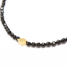 画像をギャラリービューアに読み込む, DOWBL/ ダブル/ Rhombus Charm Onyx Necklace  【全1色】