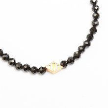 画像をギャラリービューアに読み込む, DOWBL/ ダブル/ Rhombus Charm Onyx Bracelet  【全1色】