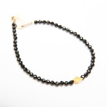 画像をギャラリービューアに読み込む, DOWBL/ ダブル/ Rhombus Charm Onyx Bracelet  【全1色】