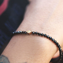 画像をギャラリービューアに読み込む, DOWBL/ ダブル/ Rhombus Charm Onyx Bracelet  【全1色】