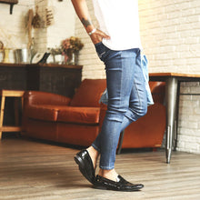 画像をギャラリービューアに読み込む, DOWBL/ ダブル/ Rhombus Super Skinny Rigid Denim  【全1色】
