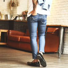 画像をギャラリービューアに読み込む, DOWBL/ ダブル/ Rhombus Super Skinny Rigid Denim  【全1色】