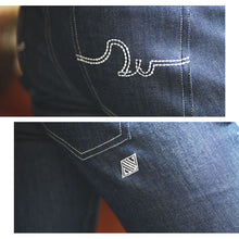 画像をギャラリービューアに読み込む, DOWBL/ ダブル/ Rhombus Super Skinny Rigid Denim  【全1色】