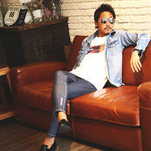 画像をギャラリービューアに読み込む, DOWBL/ ダブル/ Rhombus Super Skinny Rigid Denim  【全1色】