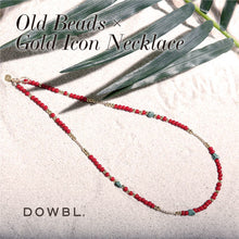 画像をギャラリービューアに読み込む, DOWBL/ ダブル/ Old Beads × Gold Icon Necklace  【全1色】