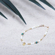 画像をギャラリービューアに読み込む, DOWBL/ ダブル/ Old Beads Gold charm Bracelet  【全1色】