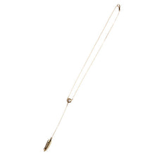画像をギャラリービューアに読み込む, DOWBL/ ダブル/ Gold Feather Rosary Zirconia Necklace  【全1色】