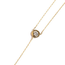 画像をギャラリービューアに読み込む, DOWBL/ ダブル/ Gold Feather Rosary Zirconia Necklace  【全1色】