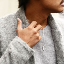 画像をギャラリービューアに読み込む, DOWBL/ ダブル/ Gold Feather Rosary Zirconia Necklace  【全1色】