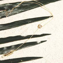 画像をギャラリービューアに読み込む, DOWBL/ ダブル/ Gold Feather Rosary Zirconia Necklace  【全1色】