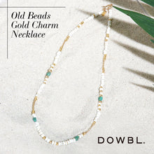 画像をギャラリービューアに読み込む, DOWBL/ ダブル/ Old Beads Gold Charm Necklace  【全1色】