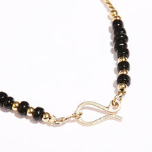 画像をギャラリービューアに読み込む, DOWBL/ ダブル/ Black Beads Bracelet  【全1色】