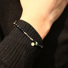 画像をギャラリービューアに読み込む, DOWBL/ ダブル/ Black Beads Bracelet  【全1色】