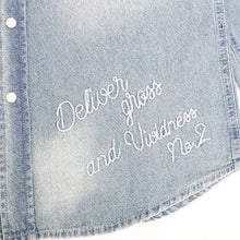 画像をギャラリービューアに読み込む, DOWBL/ ダブル/ Various patch Denim Shirt  【全1色】