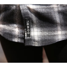 画像をギャラリービューアに読み込む, DOWBL/ ダブル/ Monotone Icon Checked Shirt  【全1色】