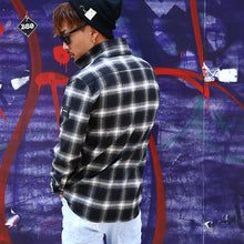 画像をギャラリービューアに読み込む, DOWBL/ ダブル/ Monotone Icon Checked Shirt  【全1色】