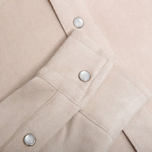 画像をギャラリービューアに読み込む, DOWBL/ ダブル/ Smooth Suede Shirt  【全2色】