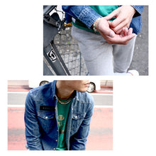 画像をギャラリービューアに読み込む, DOWBL/ ダブル/ Standard Box Logo Denim Shirt  【全2色】
