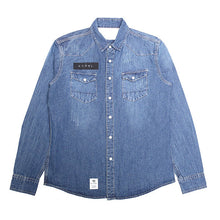 画像をギャラリービューアに読み込む, DOWBL/ ダブル/ Standard Box Logo Denim Shirt  【全2色】