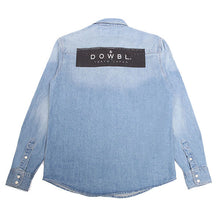 画像をギャラリービューアに読み込む, DOWBL/ ダブル/ Standard Box Logo Denim Shirt  【全2色】