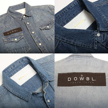 画像をギャラリービューアに読み込む, DOWBL/ ダブル/ Standard Box Logo Denim Shirt  【全2色】