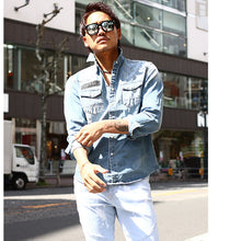 画像をギャラリービューアに読み込む, DOWBL/ ダブル/ Standard Box Logo Denim Shirt  【全2色】