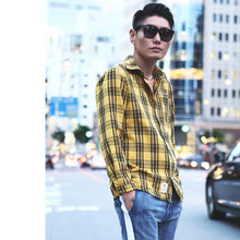 画像をギャラリービューアに読み込む, DOWBL/ ダブル/ Standard Logo Frost Checked Shirt  【全2色】