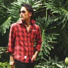 画像をギャラリービューアに読み込む, DOWBL/ ダブル/ Standard Logo Frost Checked Shirt  【全2色】