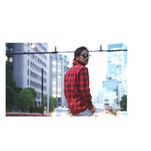 画像をギャラリービューアに読み込む, DOWBL/ ダブル/ Standard Logo Frost Checked Shirt  【全2色】