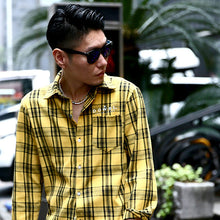 画像をギャラリービューアに読み込む, DOWBL/ ダブル/ Standard Logo Frost Checked Shirt  【全2色】