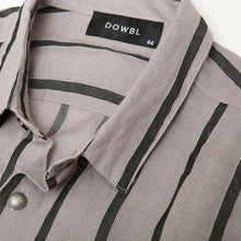 画像をギャラリービューアに読み込む, DOWBL/ ダブル/ Stripe Gold Icon Hemp Shirt  【全2色】