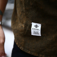 画像をギャラリービューアに読み込む, DOWBL/ ダブル/ Cursive Icon Corduroy Shirt  【全2色】