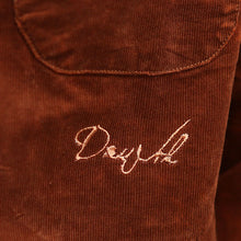 画像をギャラリービューアに読み込む, DOWBL/ ダブル/ Cursive Icon Corduroy Shirt  【全2色】