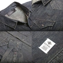 画像をギャラリービューアに読み込む, DOWBL/ ダブル/ Hidden Graffiti Rigid Denim Shirt  【全1色】