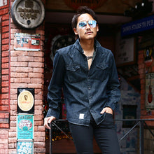 画像をギャラリービューアに読み込む, DOWBL/ ダブル/ Hidden Graffiti Rigid Denim Shirt  【全1色】
