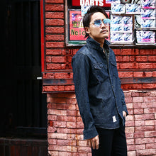 画像をギャラリービューアに読み込む, DOWBL/ ダブル/ Hidden Graffiti Rigid Denim Shirt  【全1色】
