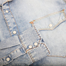 画像をギャラリービューアに読み込む, DOWBL/ ダブル/ Ice Wash Splash Denim Shirt  【全1色】