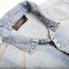 画像をギャラリービューアに読み込む, DOWBL/ ダブル/ Ice Wash Splash Denim Shirt  【全1色】