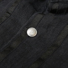 画像をギャラリービューアに読み込む, DOWBL/ ダブル/ Stripe Gold Icon Hemp Shirt  【全1色】