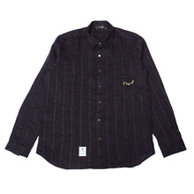 画像をギャラリービューアに読み込む, DOWBL/ ダブル/ Stripe Gold Icon Hemp Shirt  【全1色】