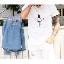画像をギャラリービューアに読み込む, DOWBL/ ダブル/ Old Line Logo Denim Shirt  【全1色】