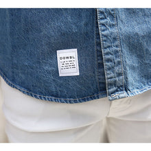 画像をギャラリービューアに読み込む, DOWBL/ ダブル/ Old Line Logo Denim Shirt  【全1色】