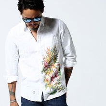 画像をギャラリービューアに読み込む, DOWBL/ ダブル/ Botanical Resort Hemp Shirt  【全1色】