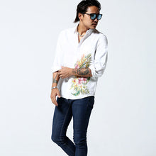 画像をギャラリービューアに読み込む, DOWBL/ ダブル/ Botanical Resort Hemp Shirt  【全1色】