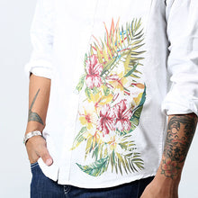 画像をギャラリービューアに読み込む, DOWBL/ ダブル/ Botanical Resort Hemp Shirt  【全1色】