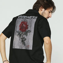 画像をギャラリービューアに読み込む, DOWBL/ ダブル/ Vivid Rose Open Collar Shirts  【全1色】
