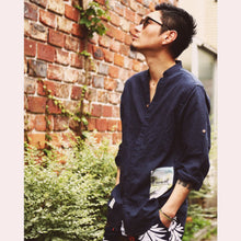 画像をギャラリービューアに読み込む, DOWBL/ ダブル/ Stand Color Lokahi Hemp Shirt  【全2色】